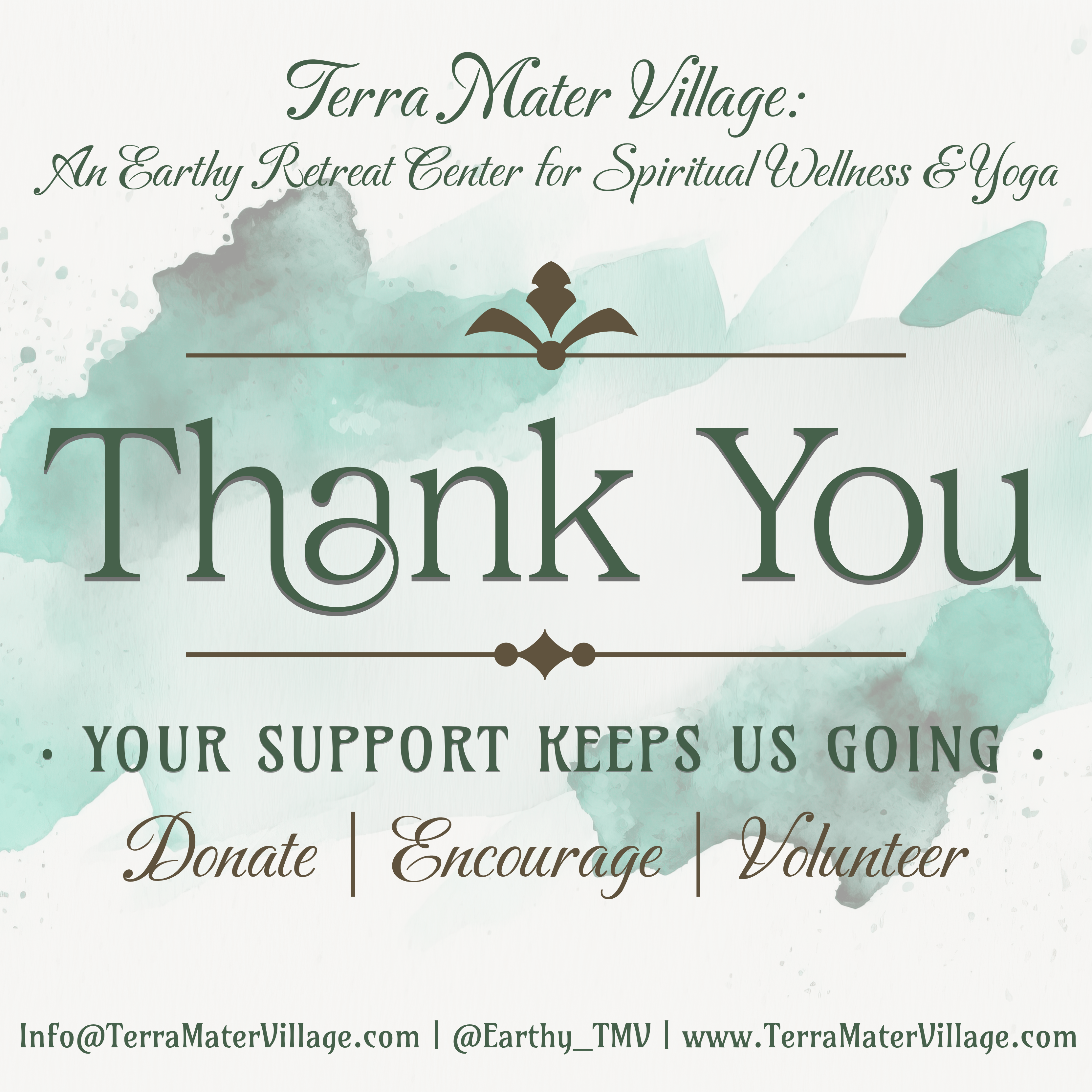 THANK YOU – Memo